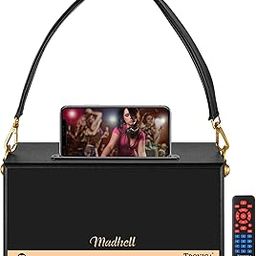 TRONICA - MADHELL Bluetooth Speaker with 20W RMS Stereo Sound, Display & Remote,TWS Feature, Up to 4-5 hr Total Playtime, Multi-Compatibility Modes & Belt, Home Audio Speakers-24