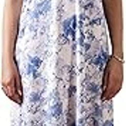 Plus Size Knee Length Lycra Cotton Night Dress | Short Nighty for Women with Pocket | Graphic Print Nightwear | Women's All Over Print Dress, Knee-Length (Lycra-AOP-25)-picture-23