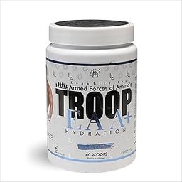 MFR Troop EAA+ Hydration Supplement, Pineapple Flavour, 300g, 60 Scoops, All-in-One EAA BCAA with Electrolytes-image-66