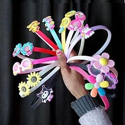 Cartoon Hairbands for Girls & Women – Cute and Funny Headbands for Kids, Toddlers & Babies | Fun Hair Accessories (Multiple Designs, Pack of 6 Pcs)-48