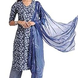 Polyester Women's Regular Fit Printed Threeforth Sleeve Ethnic Set-picture-0