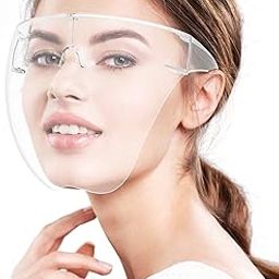 Full Face Shield | Anti-fog, Washable, and Fits Perfectly with removable nose rest | Size: LARGE - Suggested for MEN and Womens (Shield)-27