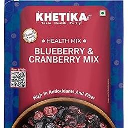 Khetika Premium Cranberry and Blueberry mix 200g | 2 Superfood in 1 Mix, Dried Fruit, Berries, Healthy Snacks, Rich in Calcium, Vitamin K, Antioxidant, Low Calorie Snack No Added Preservatives-image-61