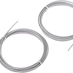 BNF® Replacement Jump Rope Cable Fastest Competition Speed Rope Cords Silver|Sporting Goods | Fitness Running & Yoga |Jump Ropes|2 Pieces Replacement Jump Rope Cable-image-85