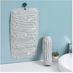 KBDev Foldable Laundry Washboard - Silicone Bath Mat - Anti-Slip Mini Travelling Housing Washing Cleaning Laundry Pad Board Mat-image-44