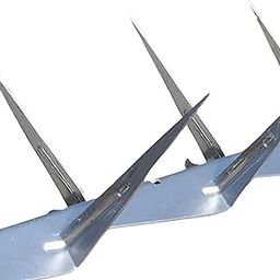 Efficacy Anti Climb Wall Spike Thief Deterrent Spikes for Railing Roof Home Security(31cm Length) | Intruder Deterrent Fence Wall Spikes for Garden and Outdoor – Medium Size - 5Pc-picture-25