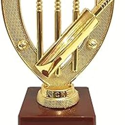 BE TREND Red OR Blue Fibre Round Cup & Trophy for Football Sports Competition | Shield Designed Cricket Trophy-picture-19