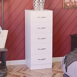 Caspian Furniture Chest of Drawers For Living room || Bedroom || Office || Size in inches (35.5x13.5x14-11