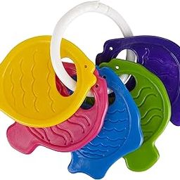 Giggles - Clack Fish , Teether for Babies to soothen their gums, Easy to Grasp,hold and chew, 3 months & above, Infant Toys-picture-0