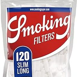 Smoking Classic Slim Long Filters 120(Pack of 3 Pouches) 22mm*6mm By Smoking Trading House-image-7