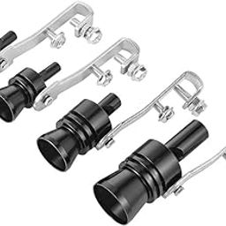Generic 1PC Car Turbo Exhaust Pipe Oversized Roar Maker Sound Whistle Simulator Muffler Pipe Whistle Auto Replacement Parts S/M/L/XL-17