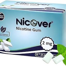 Nicotine Gums 2mg | Mint Flavour Sugar Free Soft Chew | Helps to Quit Smoking and Tobacco | Pack of 10 (100 gums in each pack) | WHO-Approved-picture-20