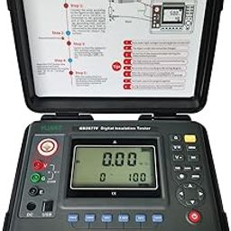 10KV Digital Insulation Meter Insulation Resistance Tester and megohmmeters High Voltage Resistance Multimeter with Absorption Ratio and Polarization Index Measurement-picture-29
