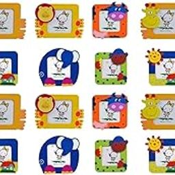 Crackles Cute Cartoon Design Wood Photo Frame For Children Birthday Return Gift (Pack Of 36)-image-2