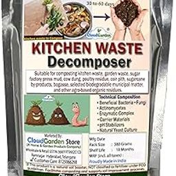 Fast-Acting Kitchen Waste Decomposer – Speeds Up Food Waste Breakdown for Home Composting - Eliminates Odor, Enhances Decomposition - 380g – CloudGarden-picture-11