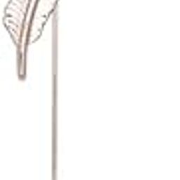 FEATHER LARGE METAL LAPEL PIN SILVER For Men-picture-53