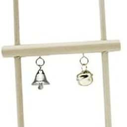 BNF® 2xWooden Parrot Swing Toy Cage Hammock Hanging Toy Treats and Chews 2|Pet Supplies | Bird Supplies | Toys|1 Piece Parrot Swing Toy(2 Pack)-image-6
