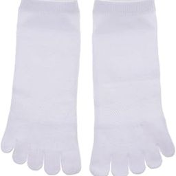 ™ Men Toe Socks Five Finger Cotton Socks Sports Running Ankle Socks White | Socks | Mens Clothing-image-44