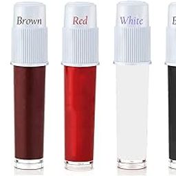 Rinpoche Professional Multicolour KumKum Liquid Sindoor Colour Bindi Liquid For Women, Skin-friendly, Waterproof, Chemical Free (RED, BROWN, MAROON, BLACK, WHITE, 5G)-image-9