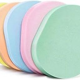 RIXTEC Face Cleansing Sponge Puff Makeup Washing Pad Deep Cleansing & Exfoliating Facial Sponge - Assorted Color Pack of 4-51