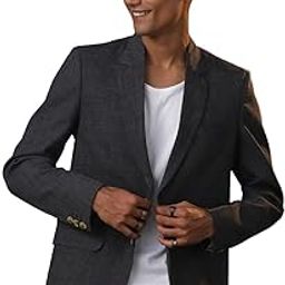 Men's Open Front Regular Blazer-picture-24
