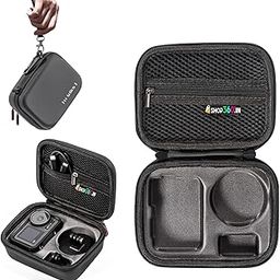 Storage Box for DJI OSMO Action 3 / DJI Action 4 Standard Combo Water Proof Carry Case Shock Proof Action Camera Bag Perfect Mould : Protective Travel with Carabiner + Landyard Hand Ropes - 5 years Warranty-15