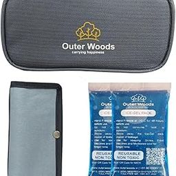 Outer Woods Insulin Cooling Travel Pouch – Grey | Portable Insulin Carrier with 2 Ice Gel Packs | Keeps Insulin Cool for 6-8 Hours | Holds Insulin Pens, Vaccines & Medication | Compact & Waterproof-22