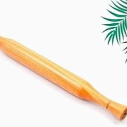 ABU HANDICRAFT Sheesham Wood Belan | Roller | Rolling Pin for Roti, Chapati, Puri, Parantha | Wooden Belna - Durable & Easy to Use-image-1