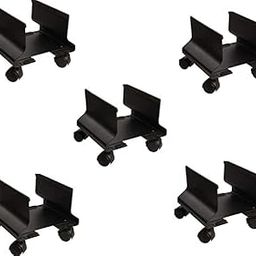 DIGIONICS CPU Trolley Metal/CPU Trolley with Wheels/CPU Trolley Stand (Pack of 5)-image-1