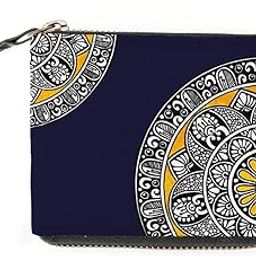 Stylish Wallet for Women | Small Wallets for Girls | Bi-Fold & Zip Wallets | Printed Square Wallet | The Marigold Dream-10