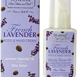 Nyassa French Lavender Hand Cream 145ml enriched with the goodness of Lavender essential oil, shea butter, olive oil, sesame oil. Effective for dry hands. No parabens. Cruelty free.-image-45
