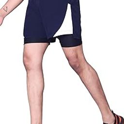 RynoGear Men's 2 in 1 Quick Dry Shorts with Liner and Towel Loop Athletic Running Shorts for Men with Inner Phone Pocket-image-7