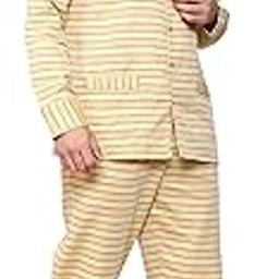 Mens Night Suit Set (Pyjama + Shirt) 100% Cotton, Maverick(M)-picture-44