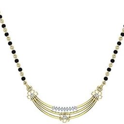 14K/18K Yellow/Rose/White Gold And Diamond Mangalsutra for Women-image-69