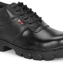 Leather Safety Shoes for Men | Genuine Leather Upper | Steel Toe Cap | Lightweight PVC Sole | Durable Industrial Shoes | Slip Resistant-image-19