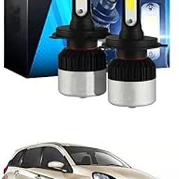 AYW H4 Headlight Car LED Bulb/Tube 9000Im High Defination Cob LED Ultra White 6500k High/Low for Honda Mobilio Model Year 2014 Onwards-image-41