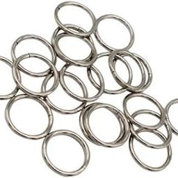 TRENDYNEST® 2x20pcs Multi-Purpose Metal O Ring for Hardware Bags Ring DIY Accessories 20mm | Crafts | Leathercrafts | Leathercraft Accessories | Rings-image-47
