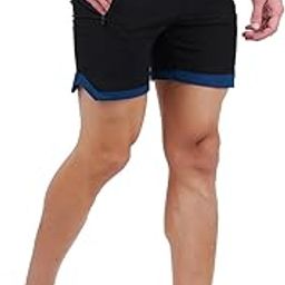 Blacktail Shorts for Men with Zipper Pockets & Knee Design/Men's Outdoor Quick Dry Lightweight Sports Shorts Zipper Pockets (l, Black, 1)-picture-25