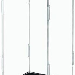 EXPORTIQ Self-Assembly Acrylic Display Case,Deluxe Dustproof Showcase,Cube Countertop Box for Pop Figures Collectibles Toys,Need Remove The Protective Film (8.7x8.7x15.5 inch; 22x22x40 cm)-10