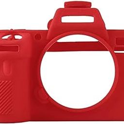 Silicon Cover for Sony A7 III A7R III ILCE Alpha A7S III A7M3 XJPT-A7III Camera Protective Rubber case Cover (Red)-image-69