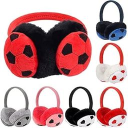 Winter Warm Soft Football Earmuff (Color vary) pack of 2-image-43