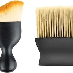 PROOFIITO Car Interior Cleaning Brush Combo | 2 Pcs Pack | AC Vent Brush | Scratch Free Car Duster | Multifunctional Car Brush for Cleaning Car Interior, PC, Laptop, Keyboard-23