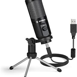 MAONO AU-PM461TR USB Condenser Unidirectional Mic for PC and Singing, Recording Microphone with Mic Gain for Gaming, Podcast, Studio, Vlogging (Black)-24