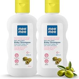 Mee Mee Gentle Baby Shampoo 400ml | For Daily Moisturizing Enriched with Olive Extracts | Tear-Free Formula Nourishes & Protects Sensitive Skin | Hypoallergenic, Sulfate and Paraben-Free (Pack of 2)-14