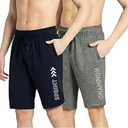 Plus Sizes Men's Cotton Knee Length Shorts (M,L,XL,XXL,3XL,4XL,5XL Shorts) | Casual and Night Wear Mens Shorts (Pack of 2)-image-52