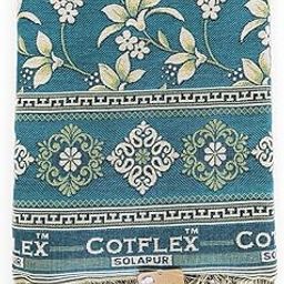 COTFLEX Original Solapur Chaddar Queen Bed Cotton Blanket (Mor Pankhi)-image-46