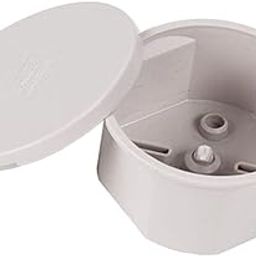 TRENDYNEST ABS Waterproof PVC Enclosure Case Junction Box Round 2.6x1.4inch | Electrical Boxes & Enclosures | Enclosures, Panels & Boards | Electrical Supply Equipment | Electrical & Test Equipment-image-49