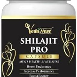 Vedanest Shilajit Pro Dietary Supplement for Men, Natural Herbal Extract (30 Count)-image-119
