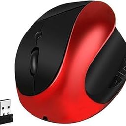 atdaraz Vertical Wireless Ergonomic Mouse Rechargeable 2.4G USB Optical Small Vertical Mouse with Adjustable 1000/1200/1600 DPI, 6 Buttons Reduces Hand/Wrist Pain for Laptop Computer-image-96