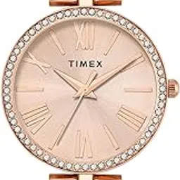 timex Rose Gold Round Dial Analog Women's Watch - TWEL22502-picture-10